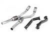 Milltek Edelstahl Downpipes inkl. 100-Zeller Sport-Kats Audi S6 C7 Typ 4G zur Montage an Milltek Anlage