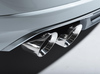 Milltek Edelstahl Duplex Sportauspuff-Komplettanlage ab Kat Audi S8 Typ D4 je 2x100mm rund doppelwandig abgeschrägt