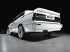 Milltek Edelstahl Sportauspuff-Komplettanlage ab Downpipe Audi Urquattro 2x90mm rund doppelwandig abgeschrägt