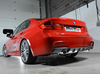 Milltek Edelstahl Duplex Sportauspuff-Komplettanlage ab Kat BMW 3er F30 328i M Sport Automatik je 90mm rund doppelwandig abgeschrägt