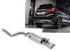 Milltek Edelstahl Sportauspuff-Komplettanlage ab OPF Ford Fiesta ST Mk8 (bis 09/2020) 2x90mm rund doppelwandig abgeschrägt