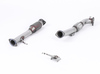 Milltek Edelstahl Ø76mm Downpipe mit 200-Zeller Sport-Kat Ford Focus 2 ST