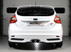 Milltek Edelstahl Sportauspuff-Komplettanlage ab Kat Ford Focus 3 ST 2x100mm rund doppelwandig abgeschrägt