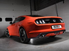 Milltek Edelstahl Duplex Sportauspuff-Komplettanlage ab Kat Ford Mustang 6 Coupe 2.3l Ecoboost je 100mm rund doppelwandig abgeschrägt
