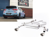 Milltek Edelstahl Duplex Sportauspuff-Komplettanlage ab Kat Hyundai i30 N Performance (Bj. 2017-2018) je 115mm rund doppelwandig abgeschrägt Titan matt