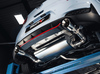 Milltek Edelstahl Duplex Sportauspuff-Komplettanlage ab Kat Hyundai i30 N Performance (Bj. 2017-2018) je 115mm rund doppelwandig abgeschrägt