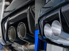 Milltek Edelstahl Duplex Sportauspuff-Komplettanlage ab OPF BMW M3 inkl. Competition G80 je 2x115mm rund doppelwandig abgeschrägt Titan matt