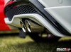 Milltek Edelstahl Racing-Komplettanlage ab Kat Ford Fiesta ST Mk7 2x80mm rund doppelwandig abgeschrägt
