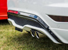 Milltek Edelstahl Racing-Komplettanlage ab Kat Ford Fiesta ST Mk7 2x80mm rund doppelwandig abgeschrägt