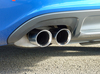 Milltek Edelstahl Duplex Sportauspuff-Komplettanlage ab Kat Audi S4 B8 Bj.2008-2011 je 2x80mm rund doppelwandig abgeschrägt