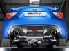 Milltek Edelstahl Duplex Sportauspuff-Komplettanlage ab Kat Subaru BRZ je 115mm rund doppelwandig abgeschrägt