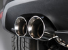 Milltek Edelstahl Sportauspuff-Komplettanlage ab Kat VW Polo 6R 1.4l GTI 2x80mm rund doppelwandig abgeschrägt