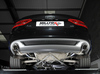 Milltek Edelstahl Duplex Racing-Komplettanlage ab Kat Audi A5 B8 Sportback 3.0l TDI quattro je 100mm rund doppelwandig abgeschrägt