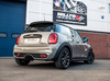 Milltek Edelstahl Racing-Komplettanlage inkl. OPF-Ersatz Mini F56 Cooper S inkl. JCW GP 2x90mm rund doppelwandig abgeschrägt in schwarz
