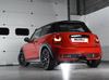 Milltek Edelstahl Racing-Komplettanlage inkl. OPF-Ersatz Mini F56 Cooper S inkl. JCW GP 2x90mm rund doppelwandig abgeschrägt in schwarz