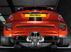 Milltek Edelstahl Racing-Komplettanlage ab Kat Mini R56 R57 R58 R59 Cooper S 2x80mm rund doppelwandig abgeschrägt