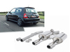 Milltek Edelstahl Racing-Komplettanlage ab Kat Renault Clio 2 2.0l RS 2x90mm rund eingerollt abgeschrägt