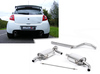 Milltek Edelstahl Duplex Racing-Komplettanlage ab Kat Renault Clio 3 2.0l RS für originale Endrohre