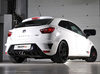 Milltek Edelstahl Racing-Komplettanlage ab Kat Seat Ibiza 1.4l 1.8l Cupra Typ 6J/6P 2x80mm rund doppelwandig abgeschrägt