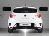 Milltek Edelstahl Racing-Komplettanlage ab Kat Seat Ibiza 1.4l 1.8l Cupra Typ 6J/6P 2x80mm rund doppelwandig abgeschrägt