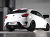 Milltek Edelstahl Sportauspuff-Komplettanlage ab Kat mittig Seat Ibiza 6J 1.4l TSI Cupra inkl. Bocanegra 2x80mm rund doppelwandig abgeschrägt