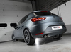 Milltek Edelstahl Racing-Komplettanlage ab Kat Seat Leon 5F 2.0l TDI 184PS 2x80mm rund doppelwandig abgeschrägt