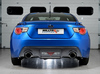Milltek Edelstahl Duplex Sportauspuff-Komplettanlage ab Kat Subaru BRZ je 115mm rund doppelwandig abgeschrägt