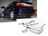 Milltek Edelstahl Sportauspuff-Komplettanlage ab Kat VW Corrado 1.8l G60 104x80mm oval eingerollt abgeschrägt