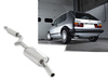 Milltek Edelstahl Sportauspuff-Komplettanlage VW Golf 1 GTI 60mm rund scharf gerade