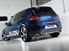 Milltek Edelstahl Duplex Sportauspuff-Komplettanlage ab Kat VW Golf 7 GTI VFL inkl. Performance + Clubsport je 100mm rund doppelwandig abgeschrägt