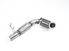 Milltek Edelstahl Downpipe mit 200-Zeller Sport-Kat VW Golf 7 Variant Alltrack 1.8l TSI