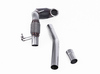 Milltek Edelstahl Ø70mm Downpipe mit 200-Zeller Renn-Kat VW Polo 6 GTI Typ AW