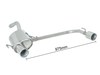 Ragazzon Edelstahl Duplex Sportauspuff Alfa Romeo 147 Facelift 1.9JTD JTDM Bj.04-06 je 102mm rund eingerollt