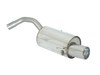 Ragazzon Edelstahl Sportauspuff Alfa Romeo 147 Facelift Bj.04-06 102mm rund eingerollt