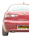 Ragazzon Edelstahl Racing-Komplettanlage ab Kat Alfa Romeo 156 2.5 V6 Limo u. Sportwagon 115x70mm oval eingerollt