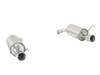 Ragazzon Edelstahl Duplex Racing-Komplettanlage ab Kat Alfa Romeo 159 2.2l JTS Limo u. Sportwagon je 102mm rund eingerollt