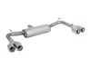 Ragazzon Edelstahl Duplex Sportauspuff Alfa Romeo Giulietta 1.8l 2.0l je 2x80mm rund eingerollt versetzt