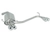 Ragazzon Edelstahl Duplex Sportauspuff Alfa Romeo GT 1.9l JTD je 2x80mm rund eingerollt versetzt