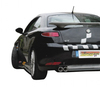 Ragazzon Edelstahl Racing-Komplettanlage ab Kat Alfa Romeo GT 2.0l JTS 2x80mm rund eingerollt versetzt