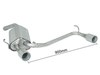 Ragazzon Edelstahl Duplex Sportauspuff Alfa Romeo GT 3.2l GTA je 102mm rund eingerollt