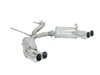 Ragazzon Edelstahl Duplex Komplettanlage ab Kat Alfa Romeo GTV Spider 916 1.8l 2.0l je 2x70mm DTM rund scharfkantig