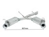 Ragazzon Edelstahl Duplex Sportauspuff Alfa Romeo GTV Spider 916 3.0l V6 je 102mm rund eingerollt