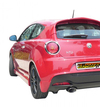 Ragazzon Edelstahl Sportauspuff Alfa Romeo MiTo 1.4 58kW 110x65mm oval doppelwandig abgeschrägt