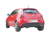 Ragazzon Edelstahl Racing-Komplettanlage ab Kat Ø70mm-System Alfa Romeo MiTo 1.4 TB 2x80mm rund eingerollt versetzt