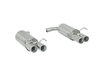 Ragazzon Edelstahl Duplex Sportauspuff Alfa Romeo Spider 939 1.8l TBi je 2x76mm rund eingerollt versetzt