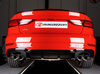 Ragazzon Edelstahl Duplex Racing-Komplettanlage ab Kat Audi RS3 8V Limousine Facelift ab Bj.17 je 2x90mm rund scharf abgeschrägt