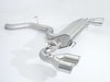 Ragazzon Edelstahl Duplex Racing-Komplettanlage ab Kat Audi S1 Typ 8X je 2x80mm rund doppelwandig abgeschrägt
