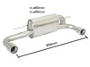 Ragazzon Edelstahl Duplex Komplettanlage ab Kat BMW 1er F20 F21 120d je 90mm rund eingerollt
