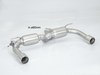 Ragazzon Edelstahl Duplex Sportauspuff BMW 3er F30 F31 Limousine u. Touring 335i je 90mm rund eingerollt gerade