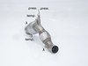 Ragazzon Edelstahl Downpipe mit Sport-Kat (ersetzt Partikelfilter) BMW 5er F10 F11 Limo Touring 530d